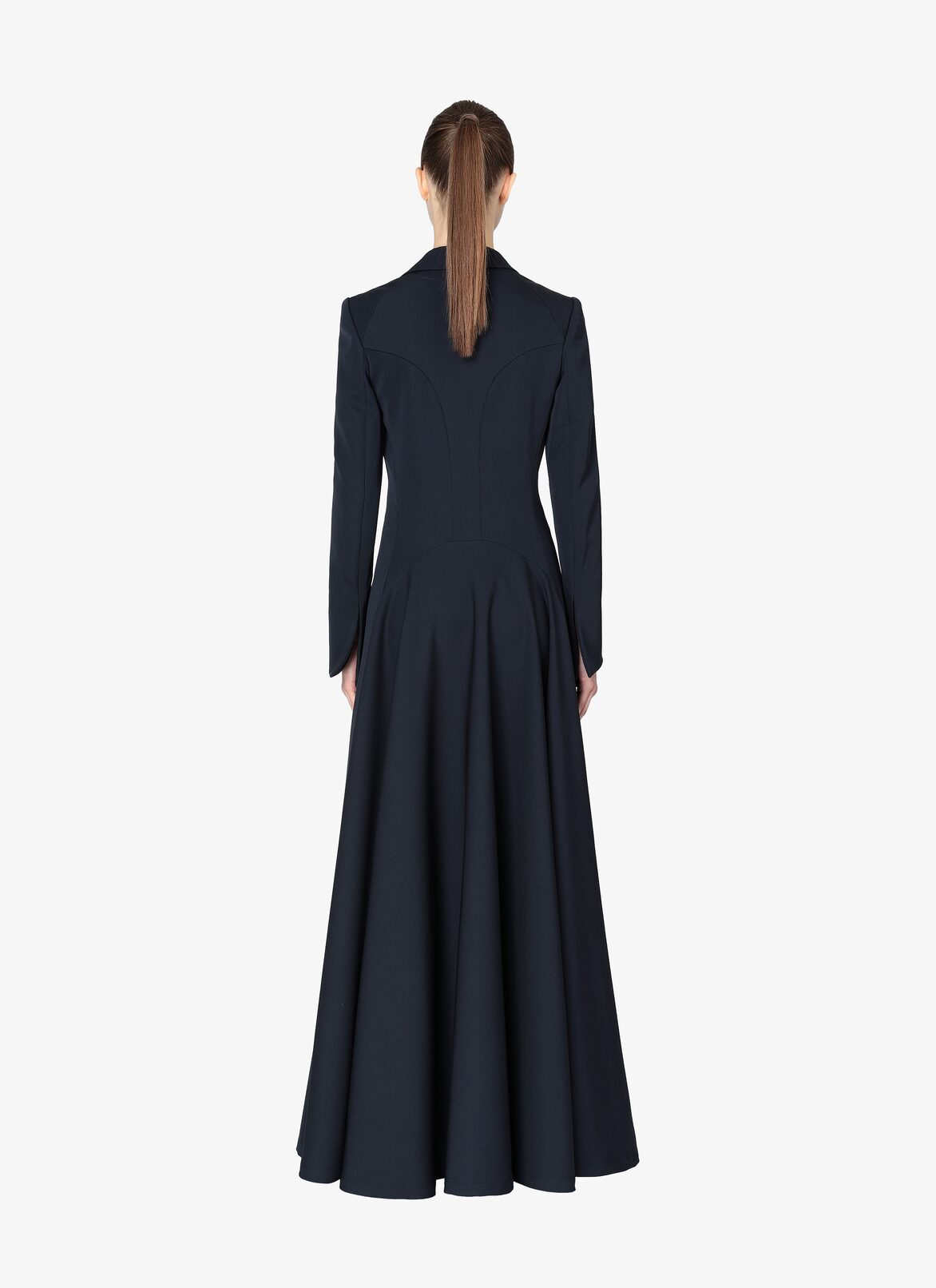 Long Tailored Coat ALAÏA NIGHT BLUE LONG TAILORED COAT